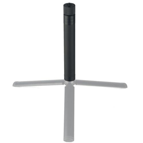 Handheld Gimbal Aluminum Alloy Extension Rod Tube for Feiyu, Length: 19-60cm, Diamond Texture Head (Black)