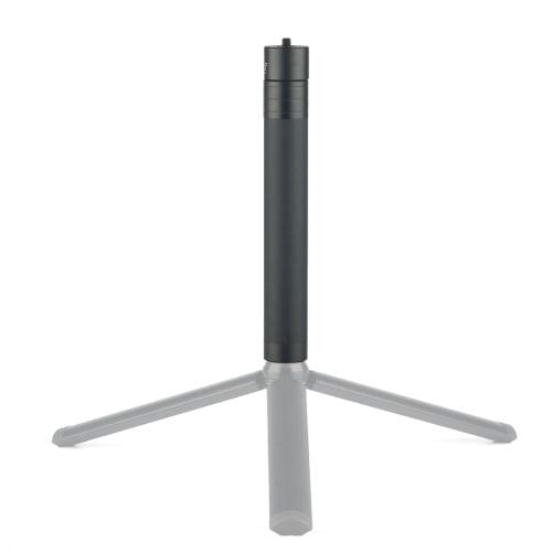Handheld Gimbal Aluminum Alloy Extension Rod Tube for Feiyu, Length: 19-60cm (Black)