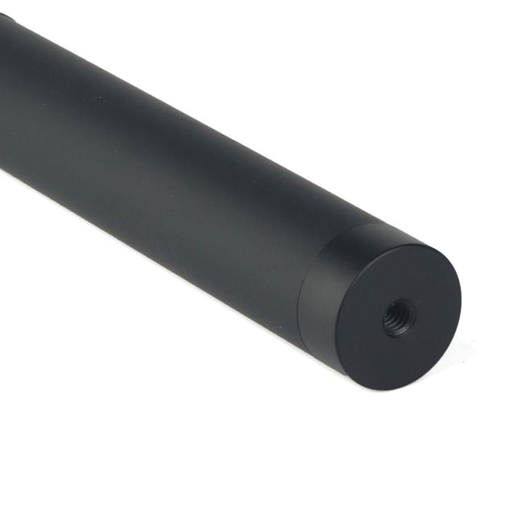 Handheld Gimbal Aluminum Alloy Extension Rod Tube for Feiyu, Length: 19-60cm (Black)