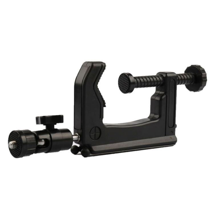 Table Clamp Desktop Holder Mount + Tripod Adapter for GoPro  NEW HERO /HERO6   /5 /5 Session /4 Session /4 /3+ /3 /2 /1, Xiaoyi and Other Action Cameras, Clamp Size: 1 - 6 cm