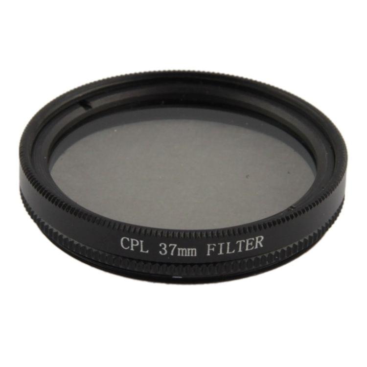 37mm CPL Filter Circular Polarizer Lens Filter with Cap for GoPro Hero 4 / 3+ / 3