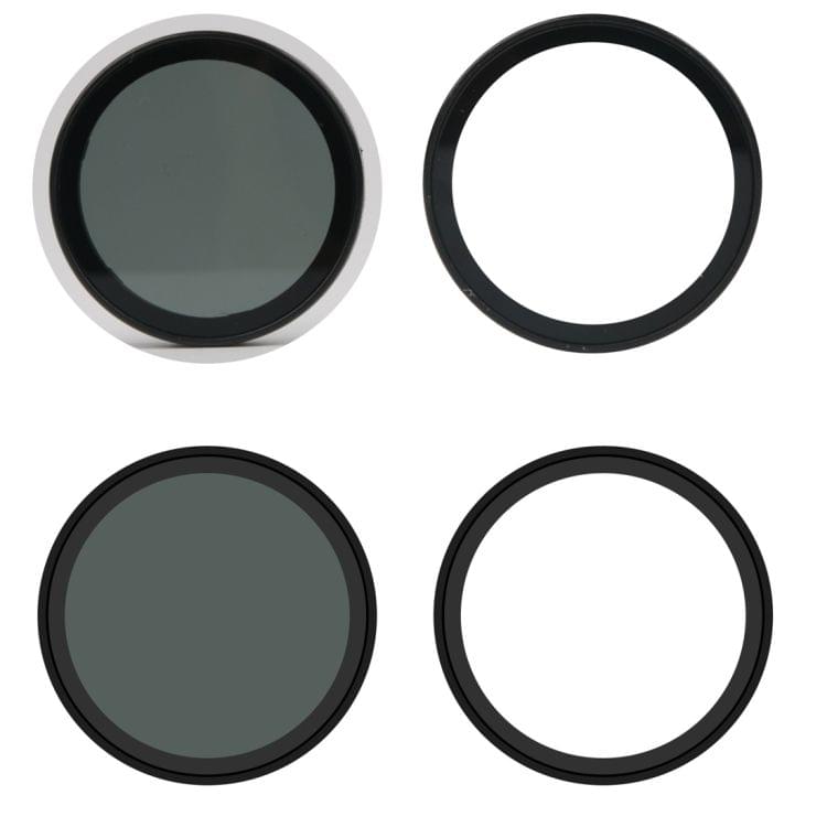 For Xiaomi Mijia Small Camera 38mm UV Protection + ND Dimmer Lens Filter (Black)