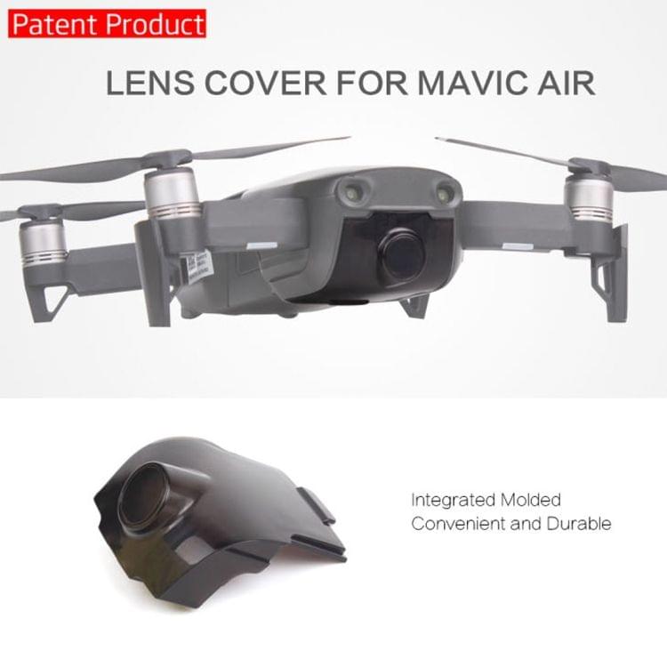 Camera Lens Protective Hood Sunshade Gimbal Cover for DJI Mavic Air Drone(Black)