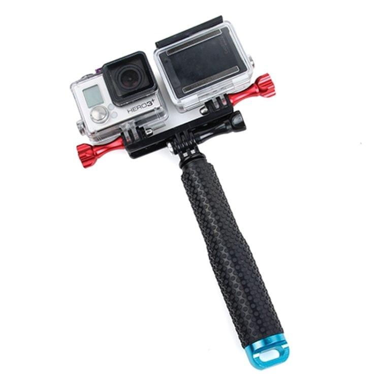 TMC HR297 Double GoPro / GoPro LED Mount for GoPro Hero4 / 3+ / 3, SJ4000, Xiaomi Yi Sport Camera
