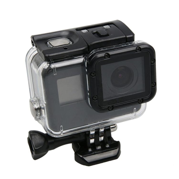 For GoPro HERO7 Black /6 /5  Skeleton Housing Protective Case + Hollow Back Cover with Buckle Basic Mount & Screw