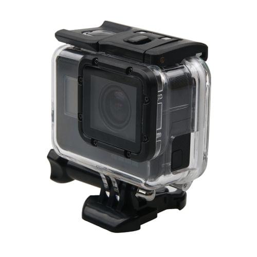 For GoPro HERO7 Black /6 /5  Skeleton Housing Protective Case + Hollow Back Cover with Buckle Basic Mount & Screw