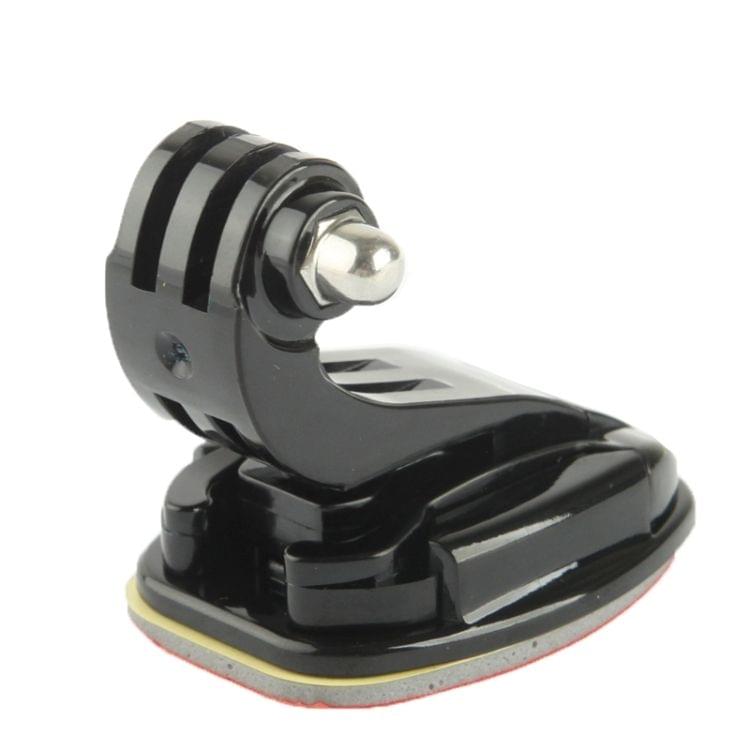 ST-57 J-Hook Buckle Mount + 3M Sticker + Flat Surface for GoPro  NEW HERO /HERO6   /5 /5 Session /4 Session /4 /3+ /3 /2 /1, Xiaoyi and Other Action Cameras