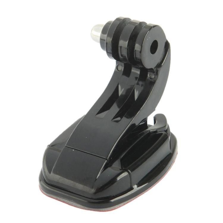 ST-57 J-Hook Buckle Mount + 3M Sticker + Flat Surface for GoPro  NEW HERO /HERO6   /5 /5 Session /4 Session /4 /3+ /3 /2 /1, Xiaoyi and Other Action Cameras