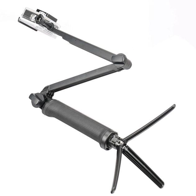 3-Way Multi Function Extendable Monopod Tripod Folding Rotating Arm Camera Handle for GoPro HERO5 Session /5 /4 Session /4 /3+ /3 /2 /1, Xiaoyi Sport Cameras
