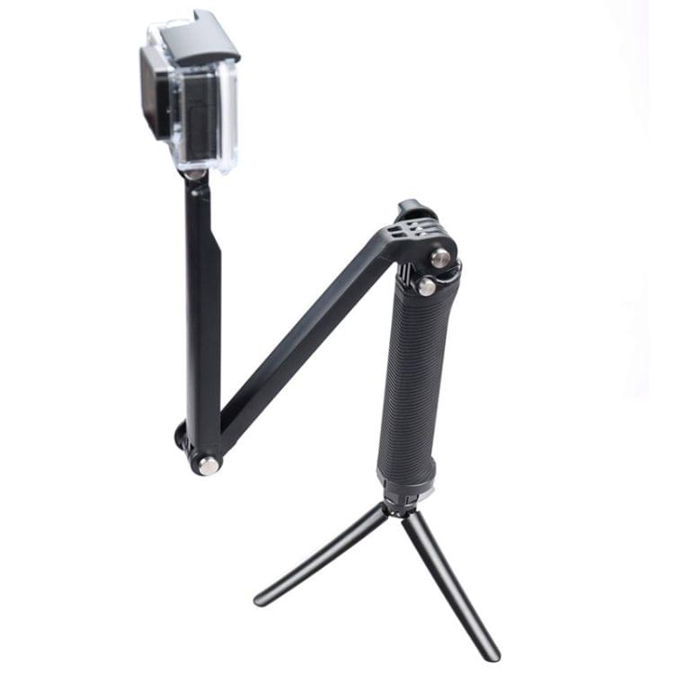 3-Way Multi Function Extendable Monopod Tripod Folding Rotating Arm Camera Handle for GoPro HERO5 Session /5 /4 Session /4 /3+ /3 /2 /1, Xiaoyi Sport Cameras