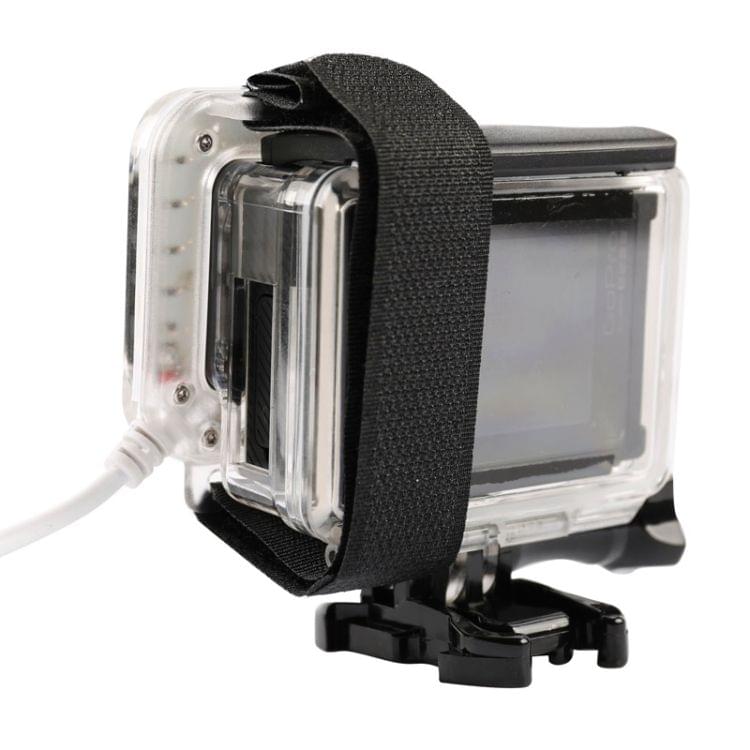 USB Lens Ring LED Flash Light Shooting Night for GoPro HERO4 / 3+
