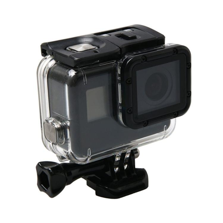 For GoPro  NEW HERO /HERO6   /5 Waterproof Housing Protective Case + Hollow Back Cover with Buckle Basic Mount & Screw