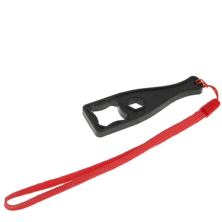 Universal Screw Rod Screw Cap Spanner Wrench Tool with Lanyard for GoPro  NEW HERO /HERO6   /5 /5 Session /4 Session /4 /3+ /3 /2 /1, Plastic Material