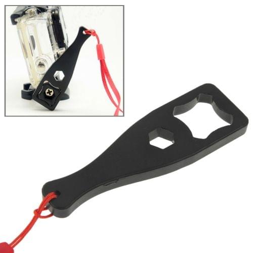Universal Screw Rod Screw Cap Spanner Wrench Tool with Lanyard for GoPro  NEW HERO /HERO6   /5 /5 Session /4 Session /4 /3+ /3 /2 /1, Plastic Material