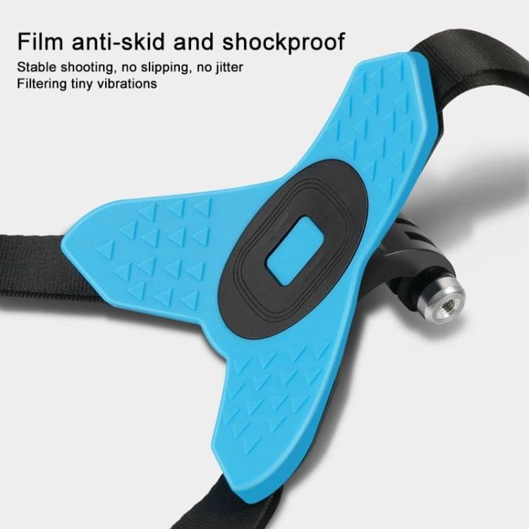 Helmet Belt Mount +  Phone Clamp Mount for GoPro HERO7 /6 /5 /5 Session /4 Session /4 /3+ /3 /2 /1, Xiaoyi and Other Action Cameras