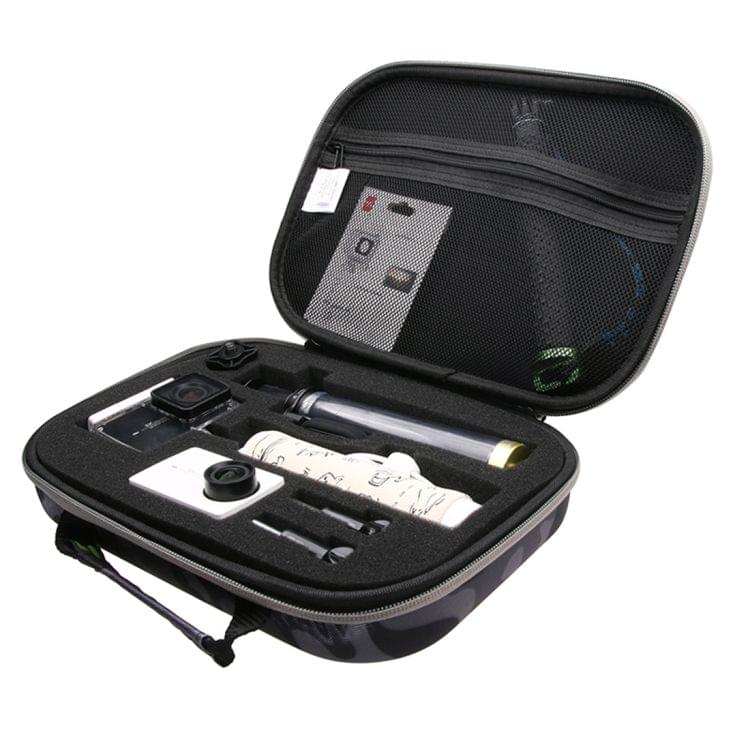 Camouflage Pattern EVA Shockproof Waterproof Portable Case for GoPro  NEW HERO /HERO6   /5 /4 Session /4 /3+ /3 /2 /1, Xiaoyi I / II / 4K / 4K+ Sport Cameras and other Sport Cameras Accessories, Size: 27cm x 19cm x 7cm