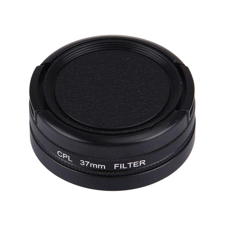JUNESTAR for Xiaomi Xiaoyi Yi II 4K Sport Action Camera Proffesional 37mm CPL Filter + Lens Protective Cap