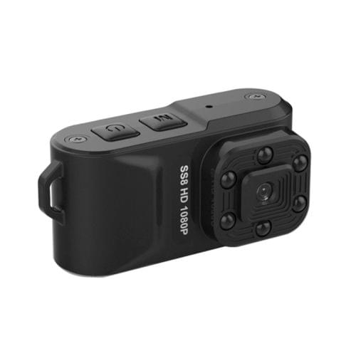 SS8 HD 1080P 30fps Ultra-Mini DV Pocket  Digital Video Recorder Camera Camcorder, Support IR Night Vision (Black)