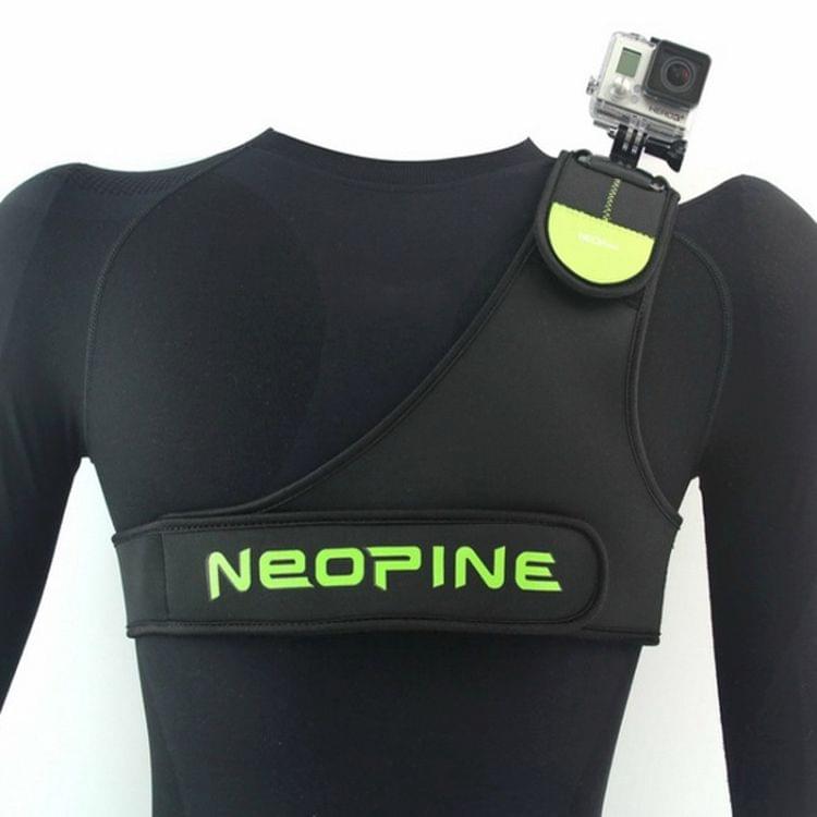 SCM-2 NEOpine Harness Chest Belt Single Shoulder Strap Adapter Camera Mount for GoPro  NEW HERO /HERO6   /5 /5 Session /4 Session /4 /3+ /3 /2 /1, Xiaoyi and Other Action Cameras