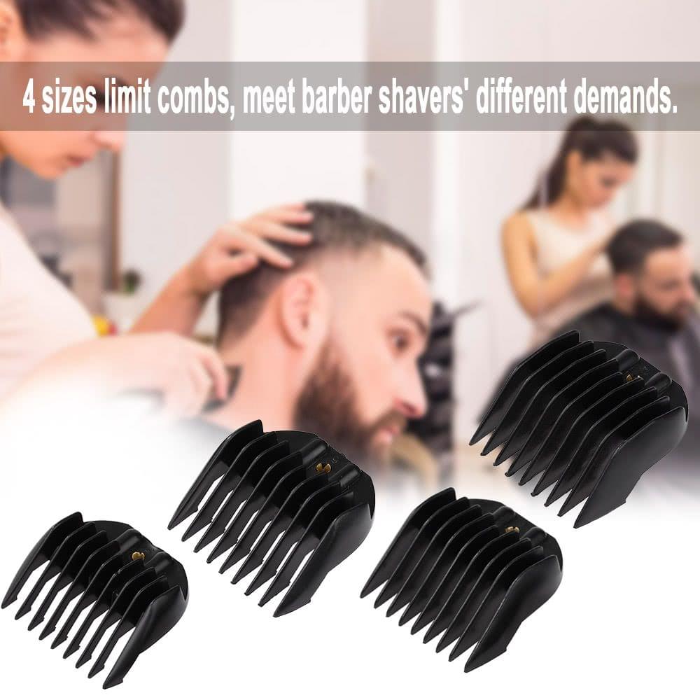 4 Sizes Hair Clipper Limit Comb Guide Attachment Set Haircutting Tools for Electric Hair Clipper Shaver