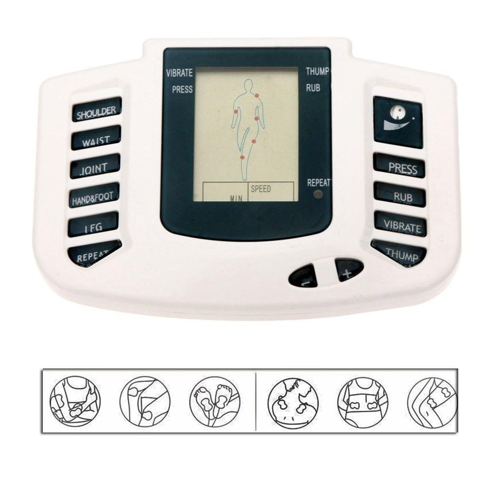 100-240V Multi-function-Electronic-Pulse-Massager-Therapy-With-Therapy-Slipper-Pads US