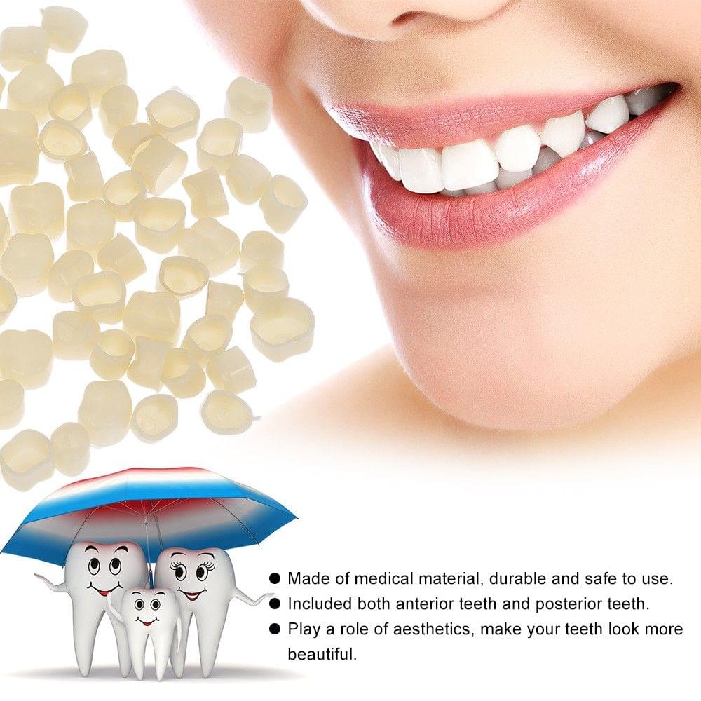 2 Packs Pro Dental Temporary Crown Dental Anterio Front Molar Posterior Dentist Products Dental Materials Nature Color