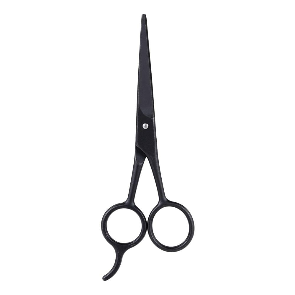 Beard Scissor Stainless Steel Mustache Scissor Black Shaving Shear Beard Trimmer Eyebrow Bang Scissor