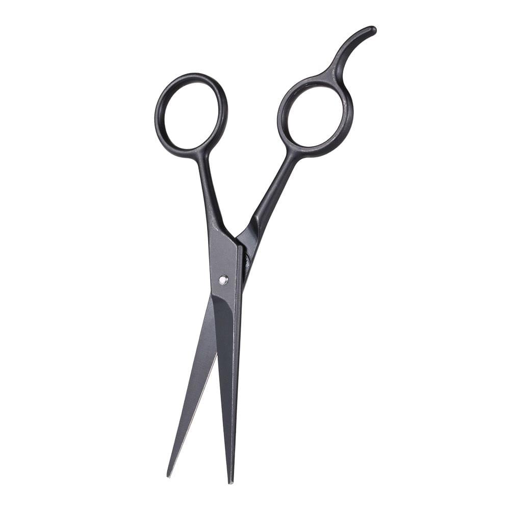 Beard Scissor Stainless Steel Mustache Scissor Black Shaving Shear Beard Trimmer Eyebrow Bang Scissor