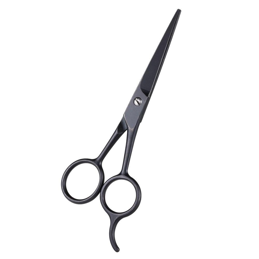 Beard Scissor Stainless Steel Mustache Scissor Black Shaving Shear Beard Trimmer Eyebrow Bang Scissor