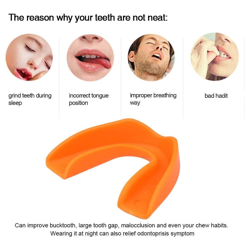 1Pc Silicone Teeth Orthodontic Trainer Tooth Alignment Appliance Teeth Orthodontic Retainer Dental Tray Mouthguard