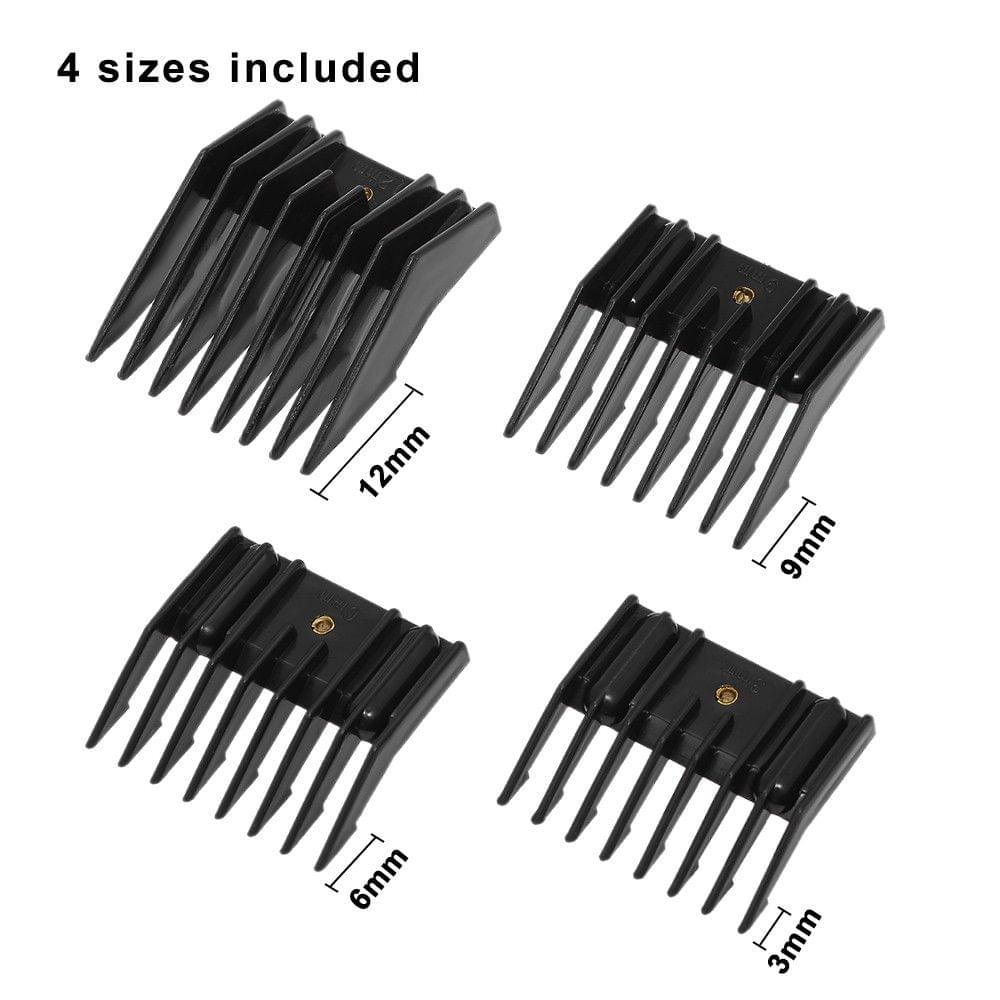 4 Sizes Limit Comb Hair Clipper Guide Attachment for Cordless Electric Hair Clipper Shaver Salon Haircutting Tool