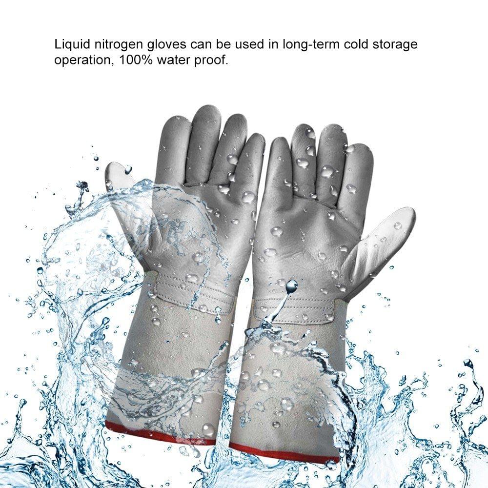 Pair of Low Temperature Liquid Nitrogen Working Gloves