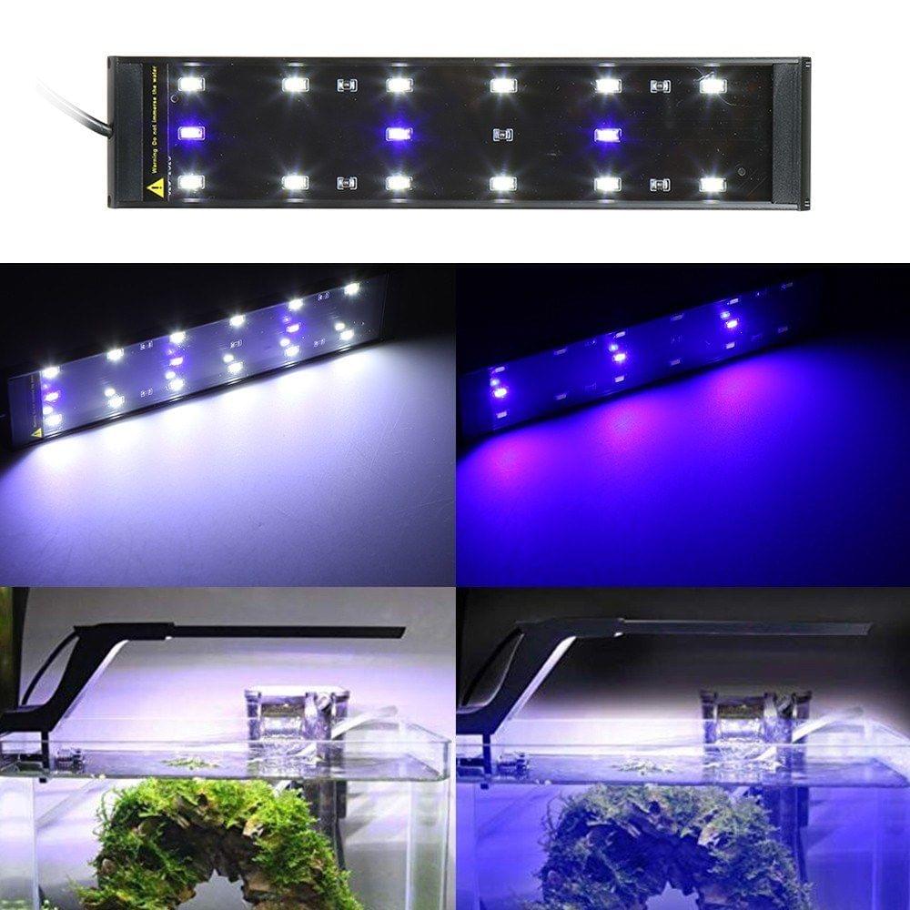 AC100-240V 8W 21 LEDs Aquarium Clip Lamp