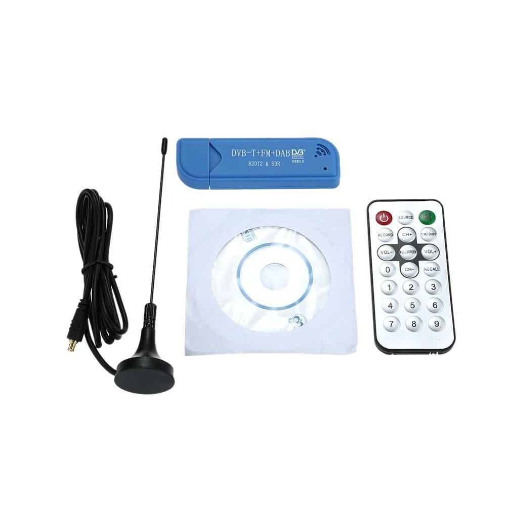 Mini Portable Digital USB 2.0 TV Stick DVB-T + DAB + FM RTL2832U + R820T2 Support SDR Tuner Receiver