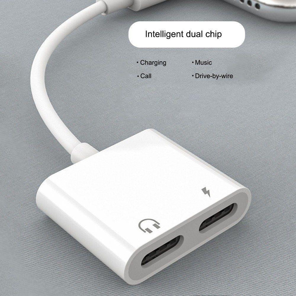Adapter for I-Phone 7 for Dual Audio Converter for I-Phone 8 7 Plus 10 X Charger Splitter Headphone Adapters