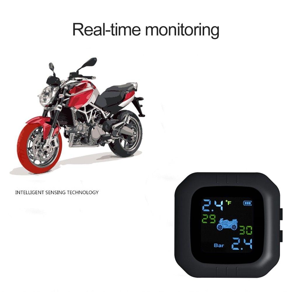 Moto Waterproof Cordless TPMS Motorcycle Tire Pressure Monitoring System