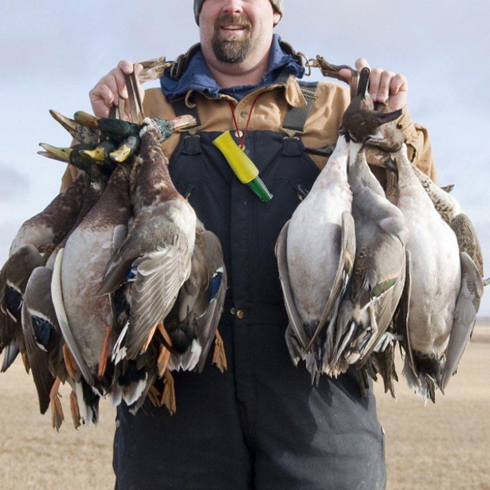 Outdoor Hunting Whistle Plastic Wild Duck Call Hunting Decoys for Pheasant Mallard Wild Bird Goose