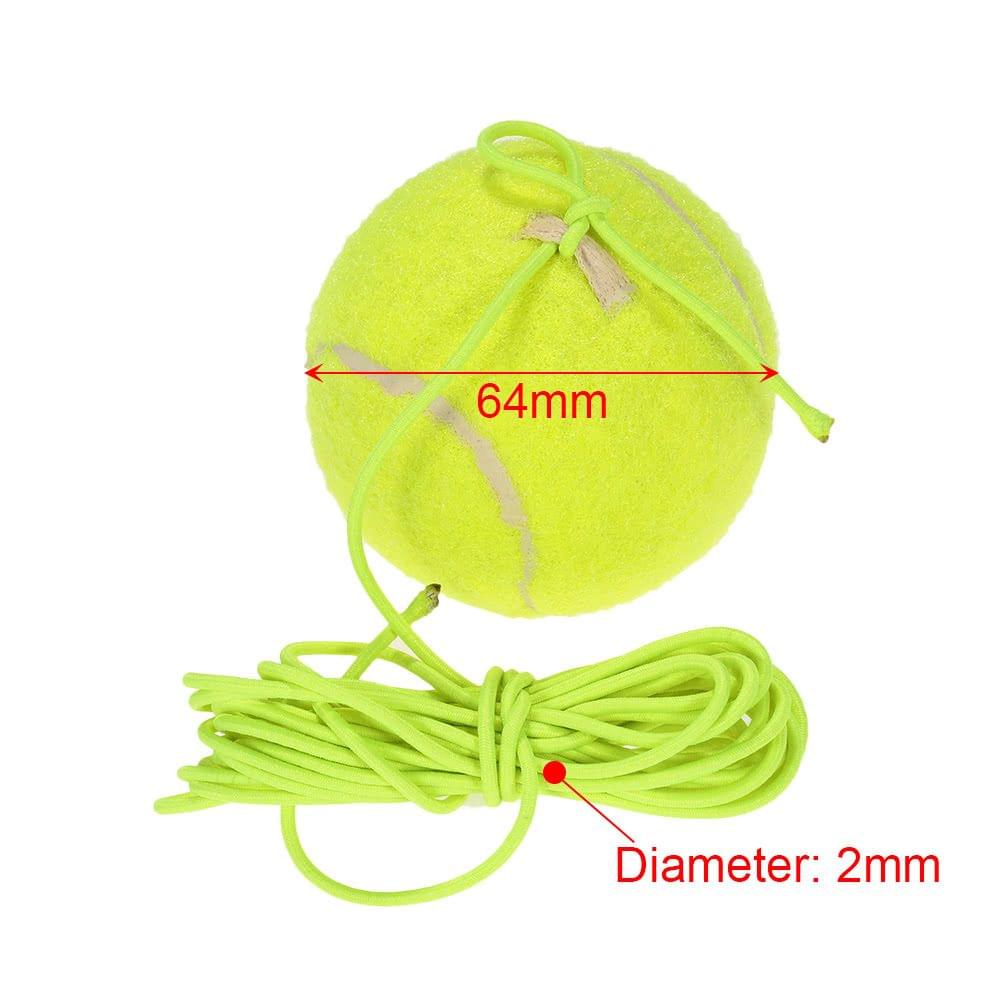 Natural Rubber Synthetic Wool Fiber Tennis Ball Dog Training Tennis Ball With String