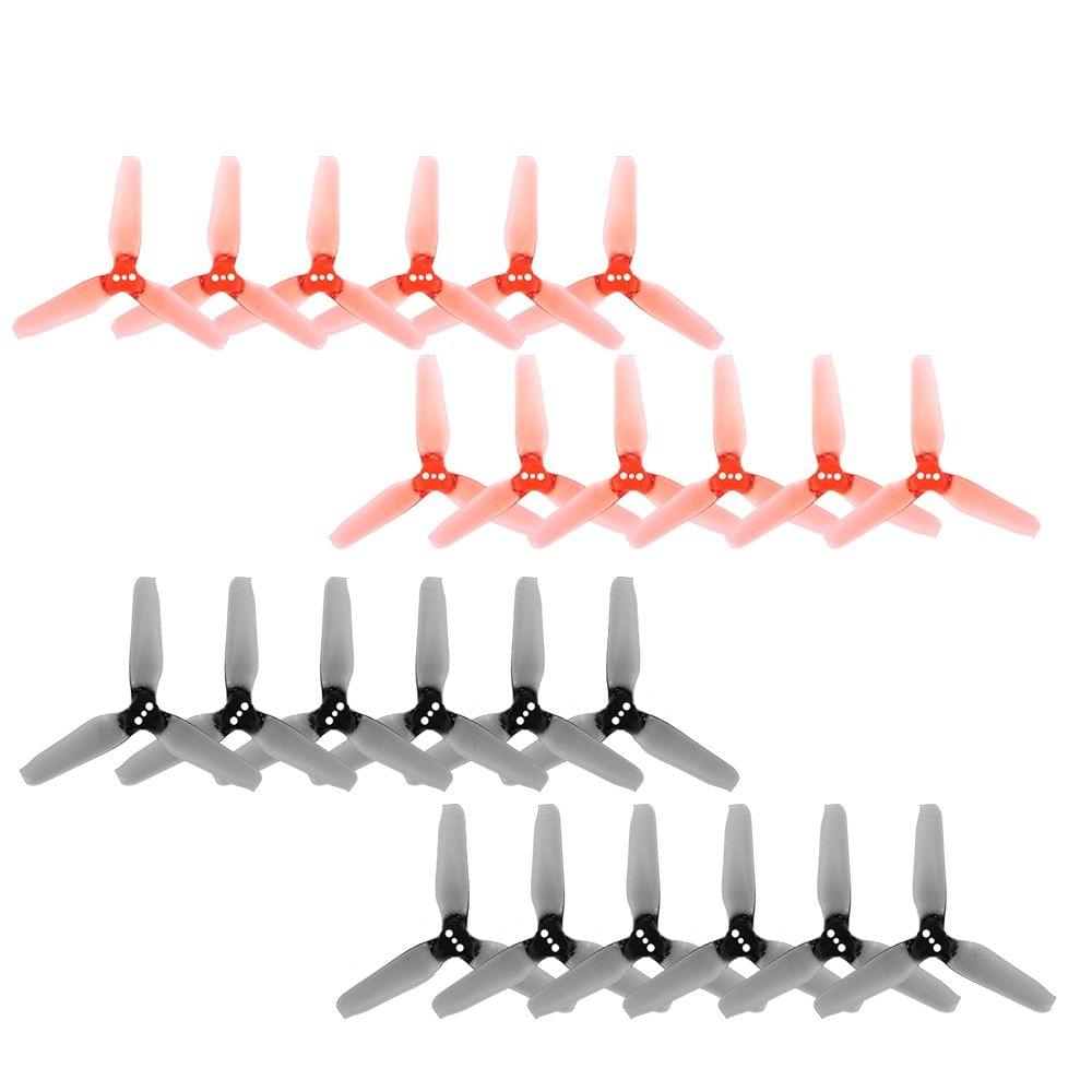 12 Pairs EMAX AVAN Mini 3 Inch 3-blade Transparent Propellers CW CCW for 1106 Motor RC Racing Drone