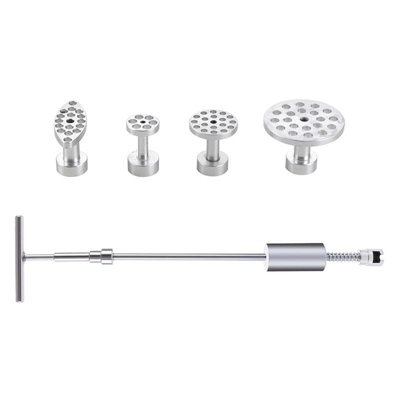 7 PCS Auto Repair Body Tool Kit PDR Dent Paintless Repair Tools Dent Puller T Bar Slide Hammer Reverse Hammer for Dent