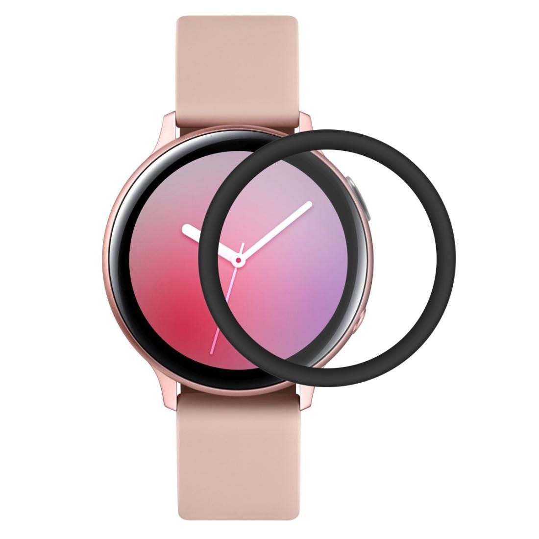 For Galaxy Watch Active 1 / Active 2 40mm ENKAY Hat-prince 3D Full Screen PET Curved Hot Bending HD Screen Protector Film (Black)