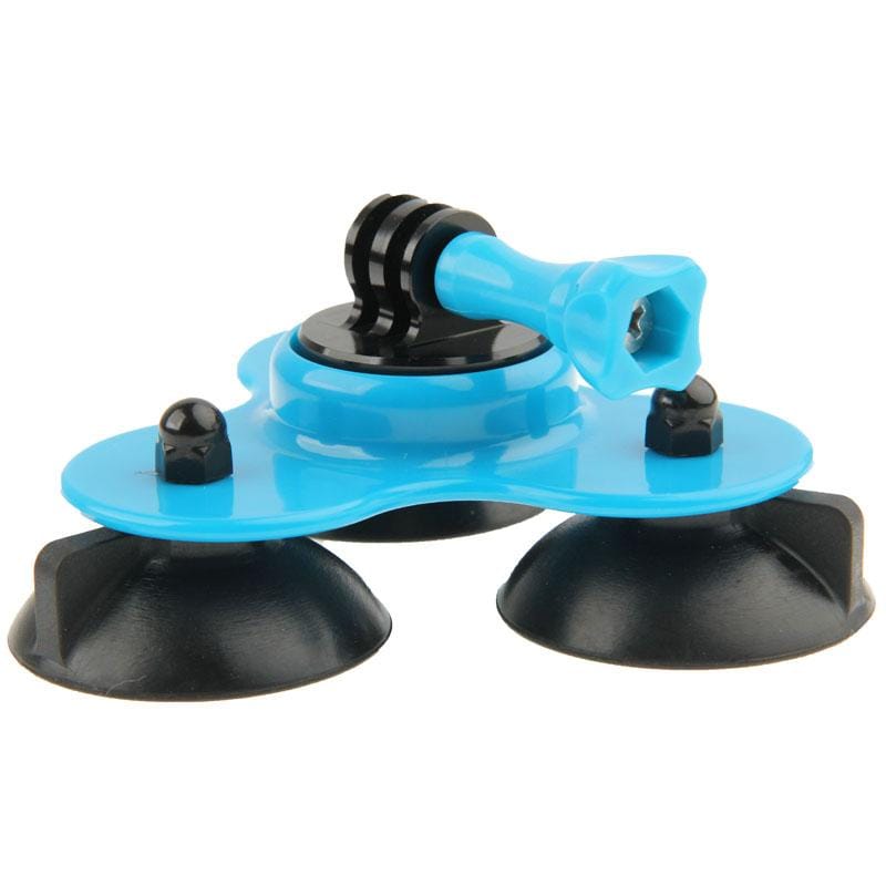 Coyote Style Suction Cup + Tripod Mount + Handle Screw for GoPro HERO9 Black /HERO8 Black /7 /6/ 5 /5 Session /4 /3+ /3 /2 /1, Xiaoyi and Other Action Cameras (Blue)