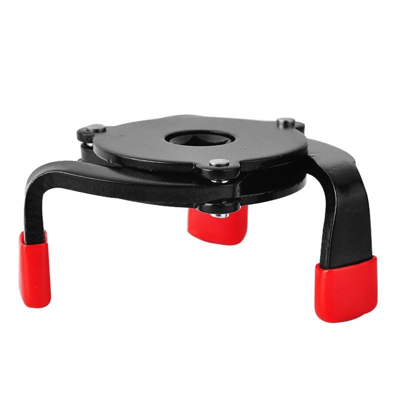 Car repair tools Oil Filter Wrench Tool with 3 Jaw Remover Tool for Cars Filter removal tool 3/8 inch interface (Orange)
