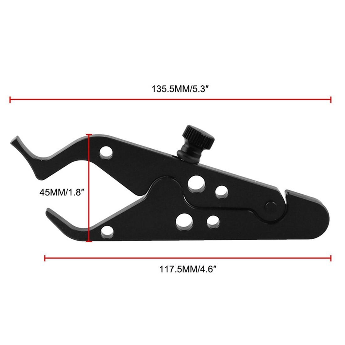 MB-OT312-BK Universal Motorcycle Modified Aluminum Throttle Control Clip Auxiliary Handle Fixed Clip Set