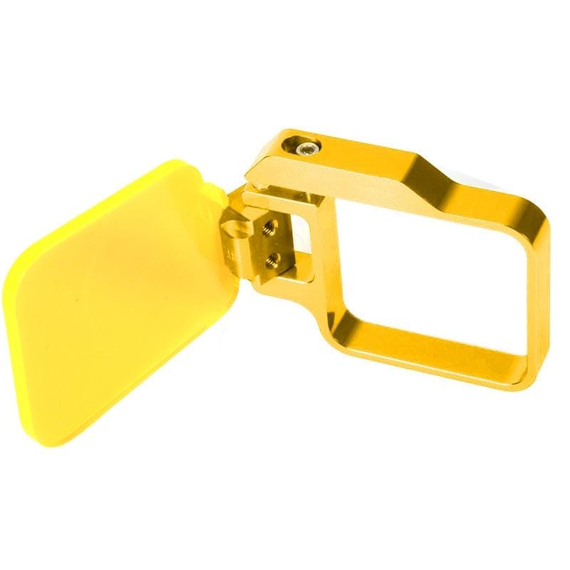 NEOpine CNC Metal Frame Light Motion Night Underwater Filter for GoPro HERO4 / 3+ (Red)