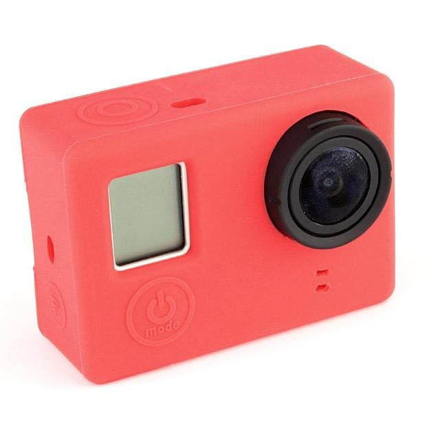 Silicone Gel Protective Case for GoPro HERO3+ / 3 (Red)