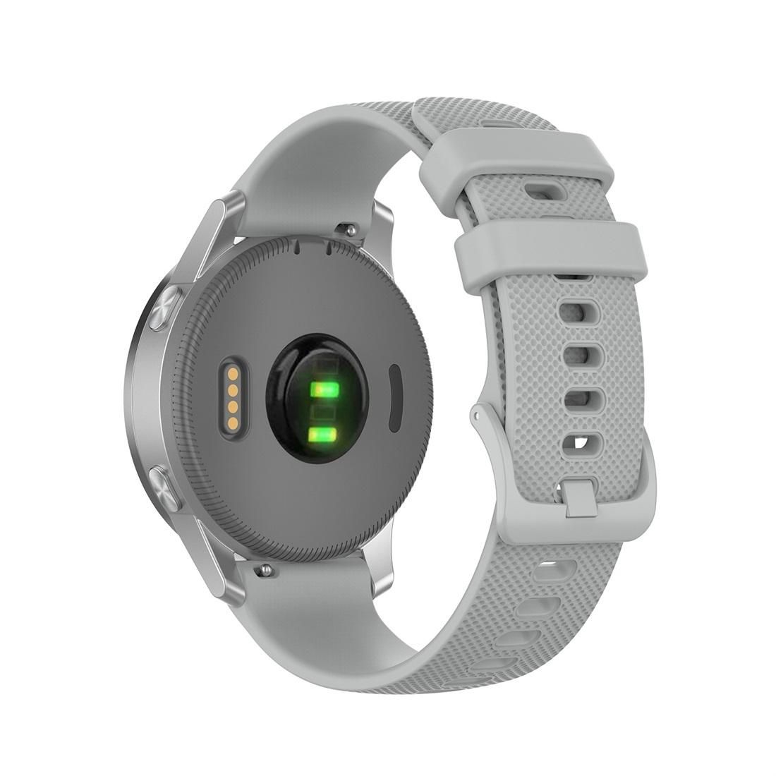 For Garmin Silicone Smart Watch Replacement Strap Wristband, Size:18mm Universal (Grey)