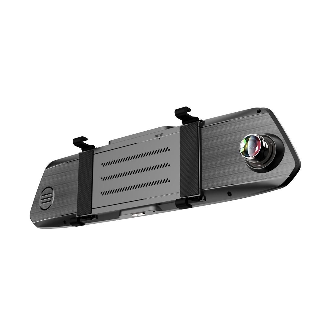 HAMTOD HG71 6.86 inch 170 Degrees Wide Angle HD Dual Mirror Dash Video Car DVR