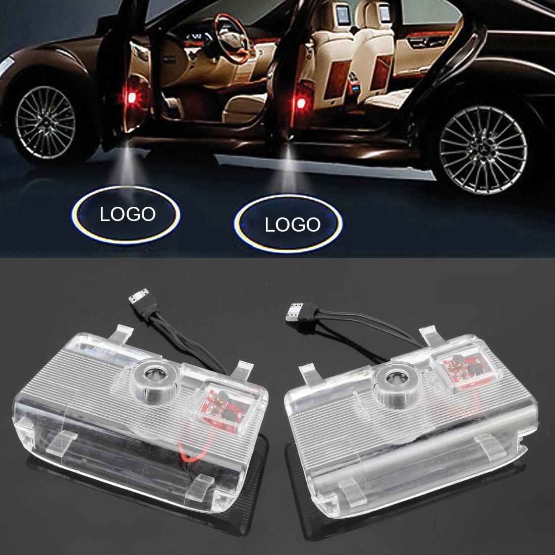 2 PCS DC12V 2W Car Door Logo Light Brand Shadow Lights Courtesy Lamp for Mazda Atenza 2013-2015