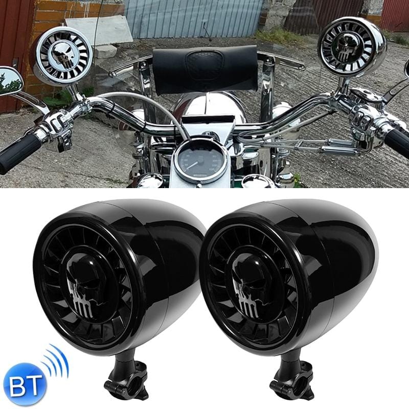 SPK500 600W Multi-functional Motorcycle Bluetooth Modified Audio Amplifier, Support FM & Wired Control (Black)